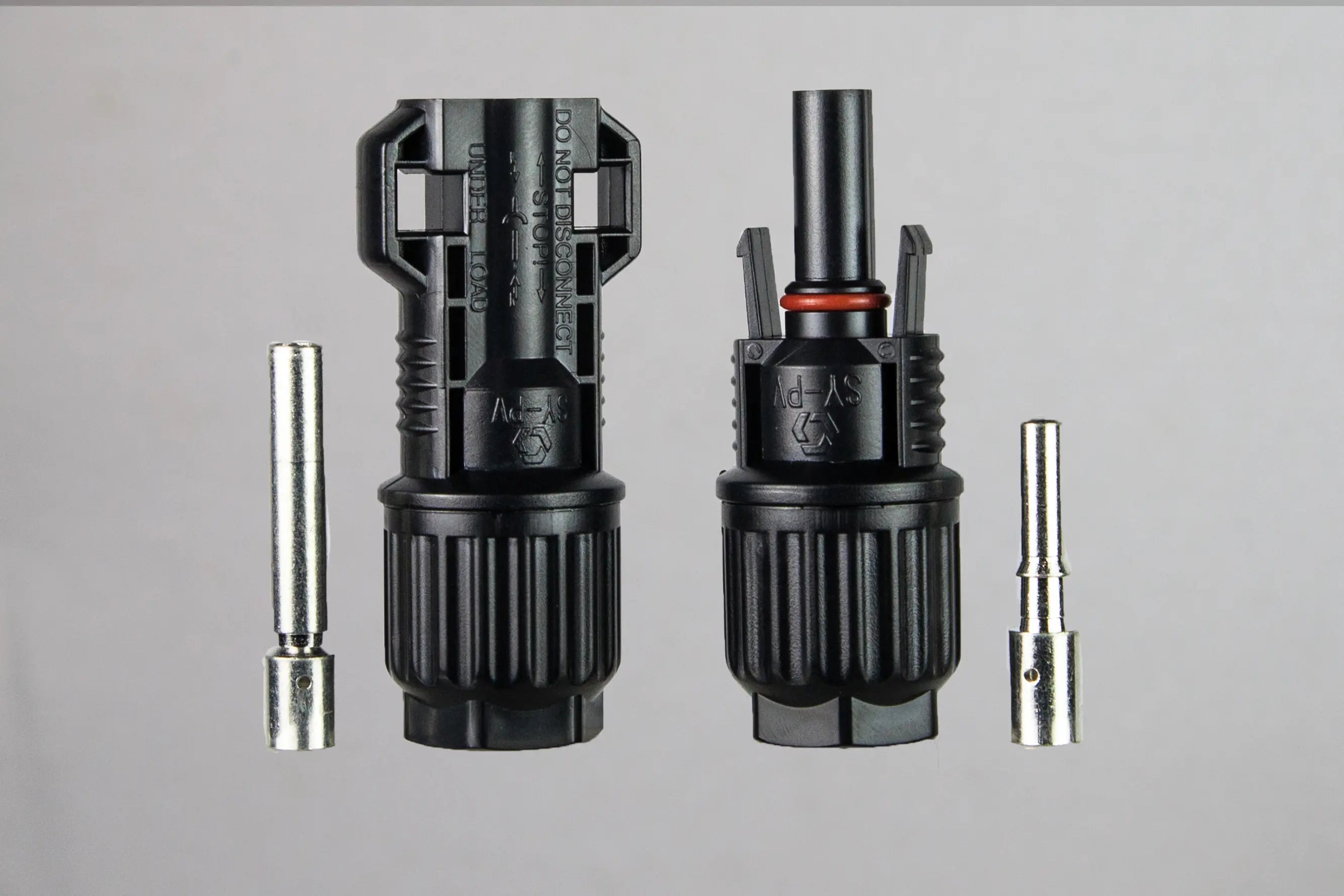 C4E 1000V DC solar photovoltaic connector by PVconnectorpro, TUV & UL certified, waterproof IP68, for 2.5-6.0mm² cables, 20A-30A.